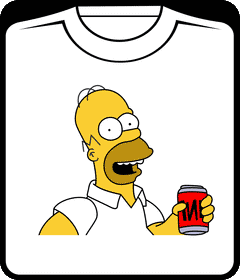 Homer Simpson - drink beer Гомер Симсон